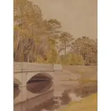 Robert Spencer, Newnans Creek Near Gainesville FLA (Prairie School Bridge), (May) 1931