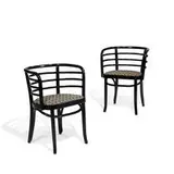 Mundus Secessionist, chairs, pair, Austria