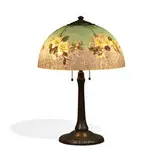 The Handel Lamp Co., table lamp with shade