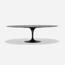 dining table, model 175W by Eero Saarinen, 1957 / 1996, granite, enameled aluminum, sold Sep 2018