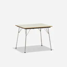 IT-1 by Charles and Ray Eames, laminate over plywood, chrome-plated steel, sold Sep 2018