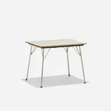 IT-1 by Charles and Ray Eames, laminate over plywood, chrome-plated steel, sold Sep 2018