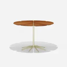Petal dining table, model P320 by Richard Schultz, redwood, cast and enameled aluminum, sold Sep 2018