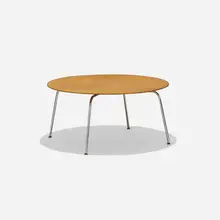 Charles and Ray Eames, CTM-1, 1946, molded ash plywood, chrome-plated steel