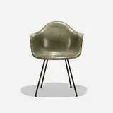 Charles and Ray Eames, DAX, 1950, molded fiberglass with rope edge, zinc-plated steel, rubber