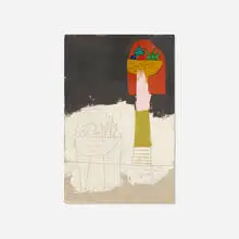 Paul Rand, Untitled, 1951, oil on canvas