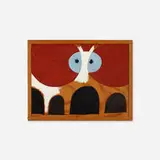 Paul Rand, Untitled, 1955, oil on wood