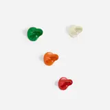 Olaf Von Bohr, clothes hooks, set of four, 1971-72, molded plastic