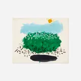 Paul Rand, Untitled, 1952, acrylic and pastel on paper