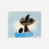 Paul Rand, Untitled, 1952, ink, oil and pastel on paper