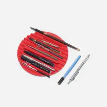 collection of thirteen drafting utensils by From the studio of Paul Rand, plastic, aluminum, lacquered wood, chrome-plated steel, steel, sold Sep 2018