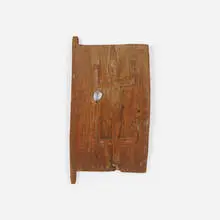 Nupe, door, carved wood