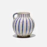 Persian, Kashan pitcher, glazed earthenware