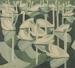 William Edward Greengrass, Untitled, 1934 linocut