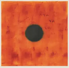 Mark Francis, Untitled, Mark Francis (b.1962) 'Black Sun' aquatint in colours
