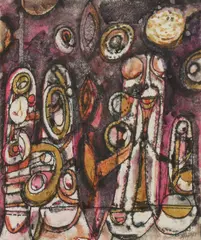 Avinash Chandra, Untitled, watercolour and ink 33 x 27.5cm