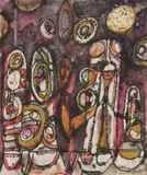 Avinash Chandra, Untitled, watercolour and ink 33 x 27.5cm