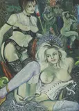 Gabriel Summers, Untitled, oil on board 62 x 42cm .