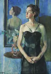 Geoffrey Humphries, Untitled, oil on canvas 100.5 x 70.5cm .