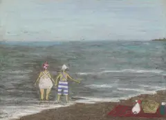 Untitled by Sam Toft, mixed media 28.5 x 38.5cm Provenance: With John Noott Galleries, sold Apr 2021