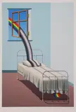 Patrick Hughes, Untitled, Patrick Hughes (b.1939) 'Greybow' screenprint