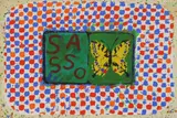 Joe Tilson, Untitled, Sasso' screenprint with woodblock in colours