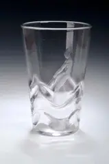 Vicke Linstrand, An Orrefors clear glass vase,, An Orrefors clear glass vase,