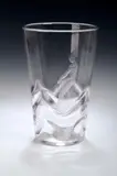 Vicke Linstrand, An Orrefors clear glass vase,, An Orrefors clear glass vase,