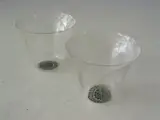 René Lalique, Three 'Pavot' pattern glasses,