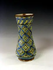 della Robbia, A waisted cylindrical vase, possibly by Giovanni Carlo Manzoni,