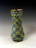della Robbia, A waisted cylindrical vase, possibly by Giovanni Carlo Manzoni,