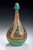della Robbia, An oviform vase painted by Alice Louise Jones,