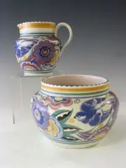 Poole Pottery, A squat bowl,