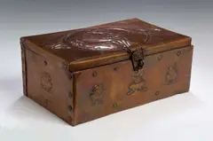 A copper casket, by John Pearson, A copper casket,, sold May 2004