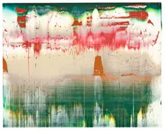 Fuji by Gerhard Richter, 1996, Öl auf Alucobond, sold Nov 2009