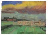 Emil Nolde, Noldes Bauernhof Seebüll und ein Gatter