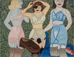 William Copley, Unijambiste, 1953, Öl auf Leinwand