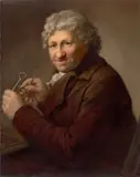 Anton Graff, Daniel Chodowiecki und seine Frau Jeanne, geb. Barez (2 Porträts). (Nach) 1801