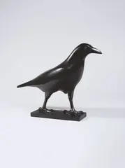 François Pompon, Corbeau, 1928, Bronze mit schwarzer Patina