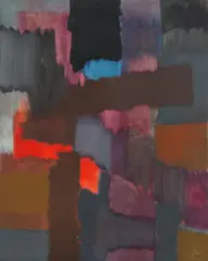 Ruhiger Tag by Fritz Winter, 1965, Öl auf Leinwand, sold Nov 2019