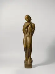 Adagio by Georg Kolbe, 1923, Bronze mit goldbrauner Patina, sold Nov 2019