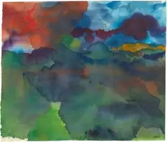 Bewegte See by Emil Nolde, Um 1930, Aquarell auf Papier, sold Nov 2018