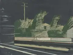 Neo Rauch, Garten im Sturm, 1997, Öl auf Leinwand