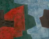Composition abstraite by Serge Poliakoff, 1964, Öl auf Leinwand, sold Jun 2016