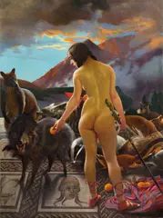 Richard Müller, Circe, 1933, Öl auf Leinwand