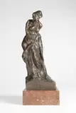 Ladislav Šaloun, A Girl with a Drapery, Around 1920, bronze, slivenec marble