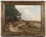 Josef Procházka, Path by the Forest, 1930s, oil on canvas