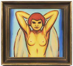 František Drtikol, Mother Earth, Around 1942, oil on wood