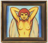 František Drtikol, Mother Earth, Around 1942, oil on wood