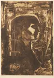 Vladimír Boudník, Tekla I, 1959, structural print, paper